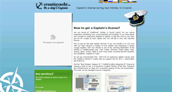 Desktop Screenshot of croatiayacht.eu